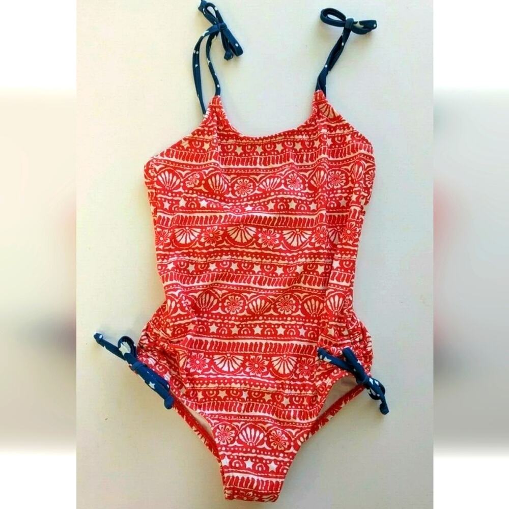Billabong Free Babe One-Piece Swimsuit, Multi, Girls 10